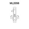 ML2056-RWA-618-CL6 Corbin Russwin ML2000 Series IC 6-Pin Less Core Mortise Classroom Locksets with Regis Lever in Bright Nickel