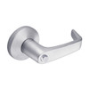 9K40L15KS3626 Best 9K Series Privacy Heavy Duty Cylindrical Lever Locks with Contour Angle with Return Lever Design in Satin Chrome