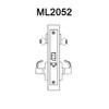 ML2052-RWA-629-LC Corbin Russwin ML2000 Series Mortise Classroom Intruder Locksets with Regis Lever in Bright Stainless Steel