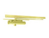 3131-Bumper-LH-US3 LCN Door Closer Standard Track with Bumper Arm in Bright Brass Finish