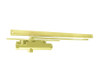 3131-H-RH-US3 LCN Door Closer with Hold Open Arm in Bright Brass Finish