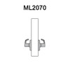 ML2070-LWB-625 Corbin Russwin ML2000 Series Mortise Full Dummy Locksets with Lustra Lever in Bright Chrome