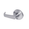 9K50Y15DSTK626 Best 9K Series Exit Heavy Duty Cylindrical Lever Locks with Contour Angle with Return Lever Design in Satin Chrome