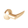 9K50L16KSTK611 Best 9K Series Privacy Heavy Duty Cylindrical Lever Locks with Curved Without Return Lever Design in Bright Bronze