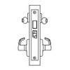 ML2062-LWB-625-CL6 Corbin Russwin ML2000 Series IC 6-Pin Less Core Mortise Intruder Locksets with Lustra Lever with Deadbolt in Bright Chrome