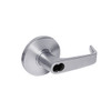 9K37E15DSTK626 Best 9K Series Service Station Cylindrical Lever Locks with Contour Angle with Return Lever Design Accept 7 Pin Best Core in Satin Chrome