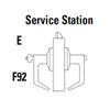 9K37E15DSTK619 Best 9K Series Service Station Cylindrical Lever Locks with Contour Angle with Return Lever Design Accept 7 Pin Best Core in Satin Nickel