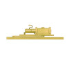 2214-STD-RH-US4 LCN Door Closer with Standard Arm in Satin Brass Finish