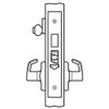 ML2073-LWF-605 Corbin Russwin ML2000 Series Mortise Classroom Security Locksets with Lustra Lever and Deadbolt in Bright Brass