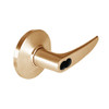 9K37HJ16DS3612 Best 9K Series Hotel Cylindrical Lever Locks with Curved without Return Lever Design Accept 7 Pin Best Core in Satin Bronze