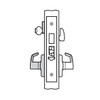 ML2029-LSA-618-CL6 Corbin Russwin ML2000 Series IC 6-Pin Less Core Mortise Hotel Locksets with Lustra Lever and Deadbolt in Bright Nickel