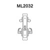 ML2032-LSA-612-LC Corbin Russwin ML2000 Series Mortise Institution Locksets with Lustra Lever in Satin Bronze