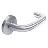 ML2010-LSF-626-M31 Corbin Russwin ML2000 Series Mortise Passage Trim Pack with Lustra Lever in Satin Chrome