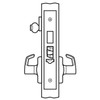 ML2073-LSF-606-CL6 Corbin Russwin ML2000 Series IC 6-Pin Less Core Mortise Classroom Security Locksets with Lustra Lever and Deadbolt in Satin Brass