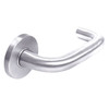 ML2052-LSF-629-CL7 Corbin Russwin ML2000 Series IC 7-Pin Less Core Mortise Classroom Intruder Locksets with Lustra Lever in Bright Stainless Steel