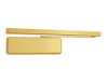 4013T-DE-BUMPER-RH-US4 LCN Door Closer with Double Egress Standard Track with Bumper Arm in Satin Brass Finish