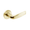 ML2053-CSB-605-CL6 Corbin Russwin ML2000 Series IC 6-Pin Less Core Mortise Entrance Locksets with Citation Lever in Bright Brass