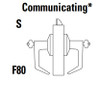 9K57S16DSTK618 Best 9K Series Communicating Cylindrical Lever Locks with Curved without Return Lever Design Accept 7 Pin Best Core in Bright Nickel