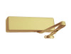 4026-H-LH-US3 LCN Door Closer with Hold Open Arm in Bright Brass Finish