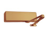 4021-FL-RH-LTBRZ LCN Door Closer with Fusible Link Arm in Light Bronze Finish