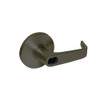 9K37A15DS3613 Best 9K Series Dormitory or Storeroom Cylindrical Lever Locks with Contour Angle with Return Lever Design Accept 7 Pin Best Core in Oil Rubbed Bronze