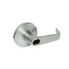 9K37A15DS3618 Best 9K Series Dormitory or Storeroom Cylindrical Lever Locks with Contour Angle with Return Lever Design Accept 7 Pin Best Core in Bright Nickel