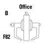 9K37B16CS3622 Best 9K Series Office Function Cylindrical Lever Locks with Curved without Return Lever Design Accept 7 Pin Best Core in Black