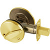 B571-605 Schlage Door Bolt with Occupancy Indicator in Bright Brass