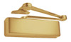 4040XP-XLONG-US3 LCN Door Closer with Extra Long Arm in Bright Brass Finish