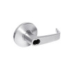 9K57EA15DSTK625 Best 9K Series Entrance or Office Cylindrical Lever Locks with Contour Angle with Return Lever Design Accept 7 Pin Best Core in Bright Chrome