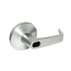 9K37RZ15LS3619 Best 9K Series Closet or Storeroom Cylindrical Lever Locks with Contour Angle with Return Lever Design Accept 7 Pin Best Core in Satin Nickel