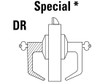 9K37DR14DSTK690 Best 9K Series Special Function Cylindrical Lever Locks with Curved with Return Lever Design Accept 7 Pin Best Core in Dark Bronze