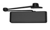 4116-EDA-w-62G-LH-BLACK LCN Door Closer with Extra Duty Arm with Thick Hub Shoe in Black Finish