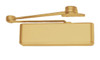 4116-HEDA-LH-US3 LCN Door Closer with Hold Open Extra Duty Arm in Bright Brass Finish