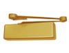 4211-CUSH-RH-BRASS LCN Door Closer with Cush Arm in Brass Finish