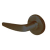 45H7T16R613 Best 40H Series Dormitory with Deadbolt Heavy Duty Mortise Lever Lock with Curved with No Return in Oil Rubbed Bronze