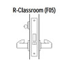 45H7R3H630 Best 40H Series Classroom Heavy Duty Mortise Lever Lock with Solid Tube Return Style in Satin Stainless Steel