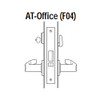 45H7AT14H629 Best 40H Series Office Heavy Duty Mortise Lever Lock with Curved with Return Style in Bright Stainless Steel