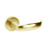 ML2010-PSF-605-M31 Corbin Russwin ML2000 Series Mortise Passage Trim Pack with Princeton Lever in Bright Brass