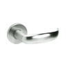 ML2050-PSF-618 Corbin Russwin ML2000 Series Mortise Half Dummy Locksets with Princeton Lever in Bright Nickel