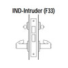 45H7IND17RR626 Best 40H Series Intruder with Deadbolt Heavy Duty Mortise Lever Lock with Gull Wing RH in Satin Chrome