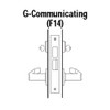 45H7G16R611 Best 40H Series Communicating with Deadbolt Heavy Duty Mortise Lever Lock with Curved with No Return in Bright Bronze