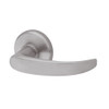 45H7S14H630 Best 40H Series Storeroom with Deadbolt Heavy Duty Mortise Lever Lock with Curved with Return Style in Satin Stainless Steel