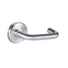 45H7INL3H626 Best 40H Series Intruder without Deadbolt Heavy Duty Mortise Lever Lock with Solid Tube Return Style in Satin Chrome