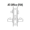 45H7AT3R625 Best 40H Series Office Heavy Duty Mortise Lever Lock with Solid Tube Return Style in Bright Chrome