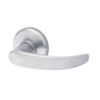 45H7TD14S626 Best 40H Series Dormitory with Deadbolt Heavy Duty Mortise Lever Lock with Curved with Return Style in Satin Chrome