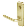 45H7TA12J606 Best 40H Series Dormitory with Deadbolt Heavy Duty Mortise Lever Lock with Solid Tube with No Return in Satin Brass