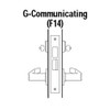 45H7G15J622 Best 40H Series Communicating with Deadbolt Heavy Duty Mortise Lever Lock with Contour with Angle Return Style in Black