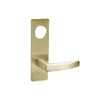ML2055-ASM-606-CL6 Corbin Russwin ML2000 Series IC 6-Pin Less Core Mortise Classroom Locksets with Armstrong Lever in Satin Brass