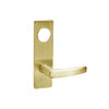 ML2058-ASM-605-CL7 Corbin Russwin ML2000 Series IC 7-Pin Less Core Mortise Entrance Holdback Locksets with Armstrong Lever in Bright Brass